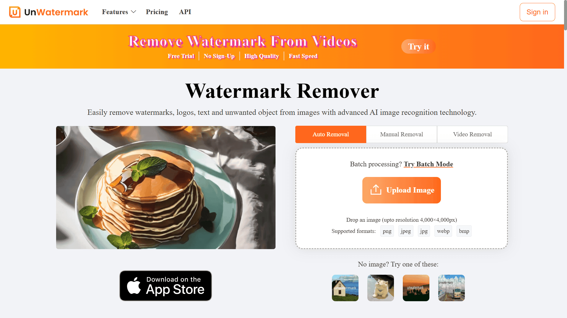 Tool Image - Unwatermark AI