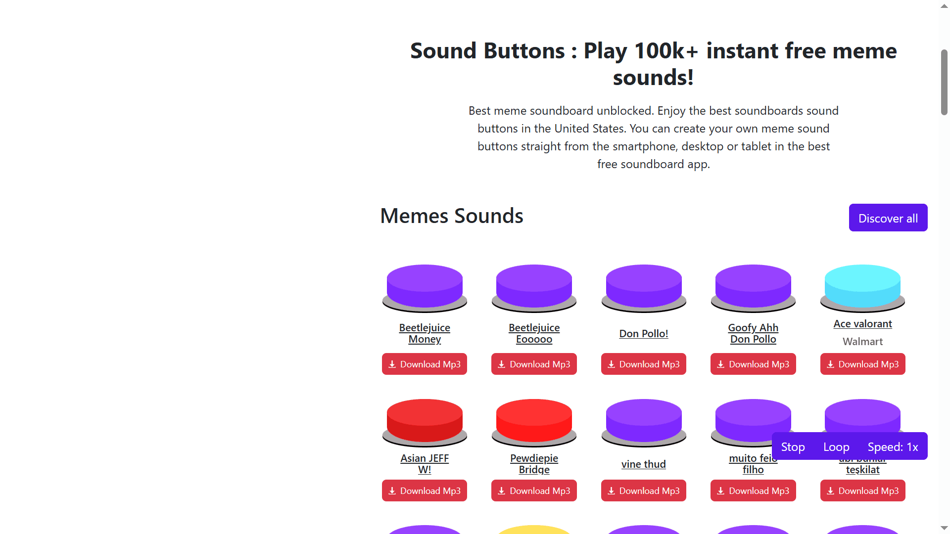 Sound Buttons