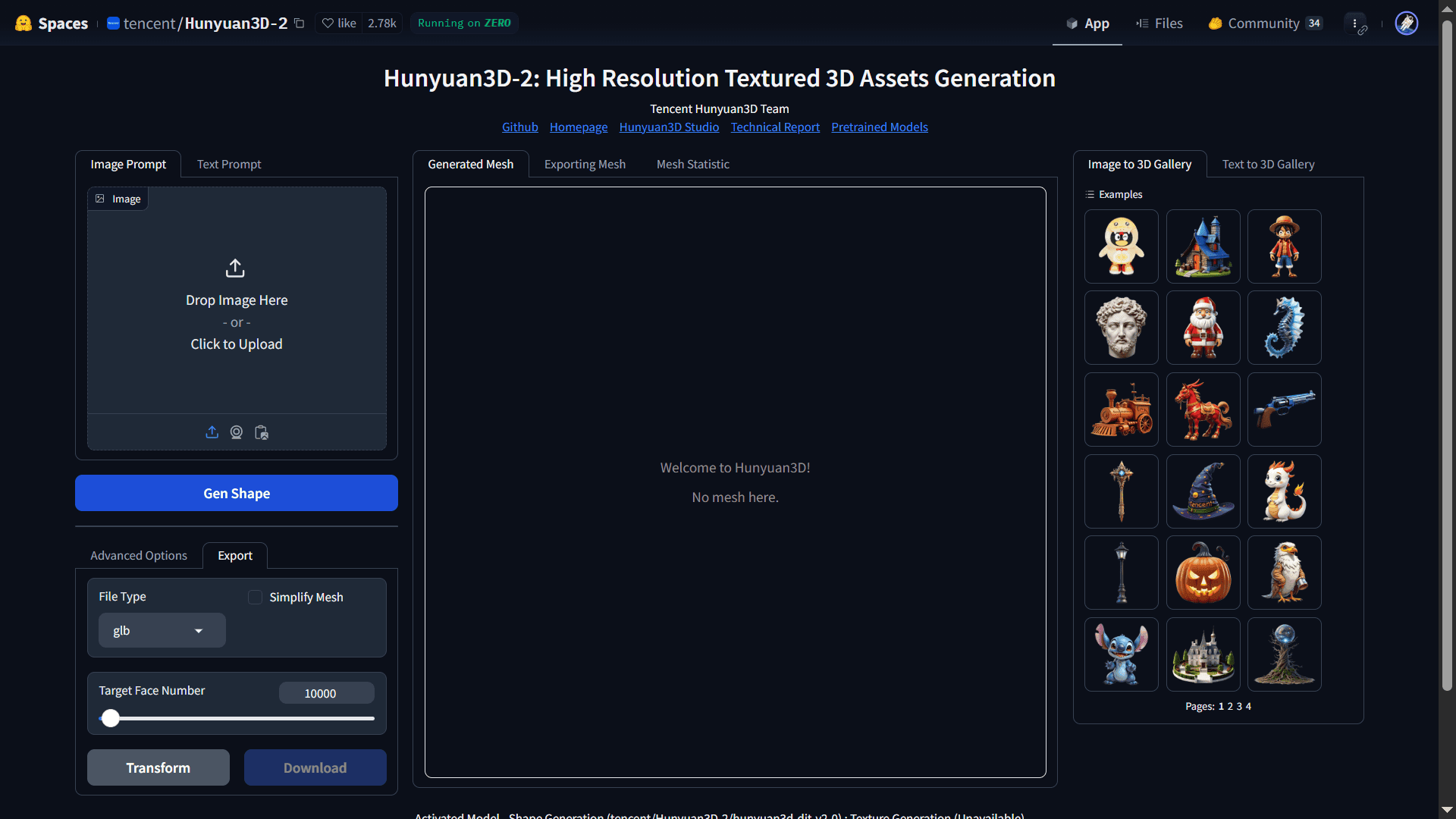 Tool Image - Hunyuan3D‑2 (Tencent Hunyuan AI)